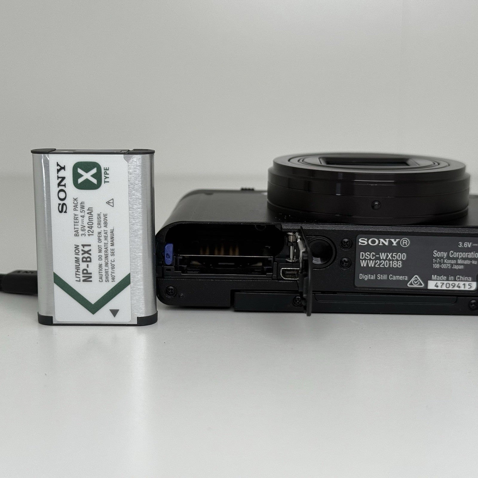 Sony Cybershot DSC-WX500 Black Compact Digital Camera