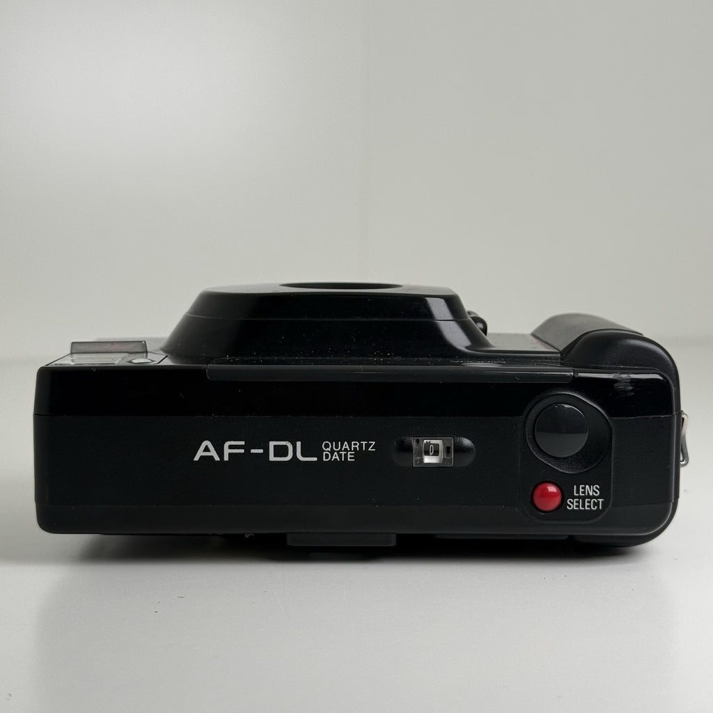 Minolta AF-DL 35mm Film Point & Shoot Black Compact Camera FOR PARTS ONLY!