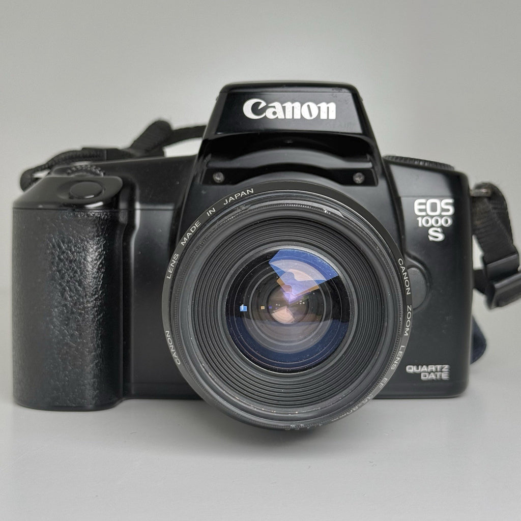 Canon EOS 1000 S 35mm SLR Film Camera & Canon 35-80mm Lens UNTESTED