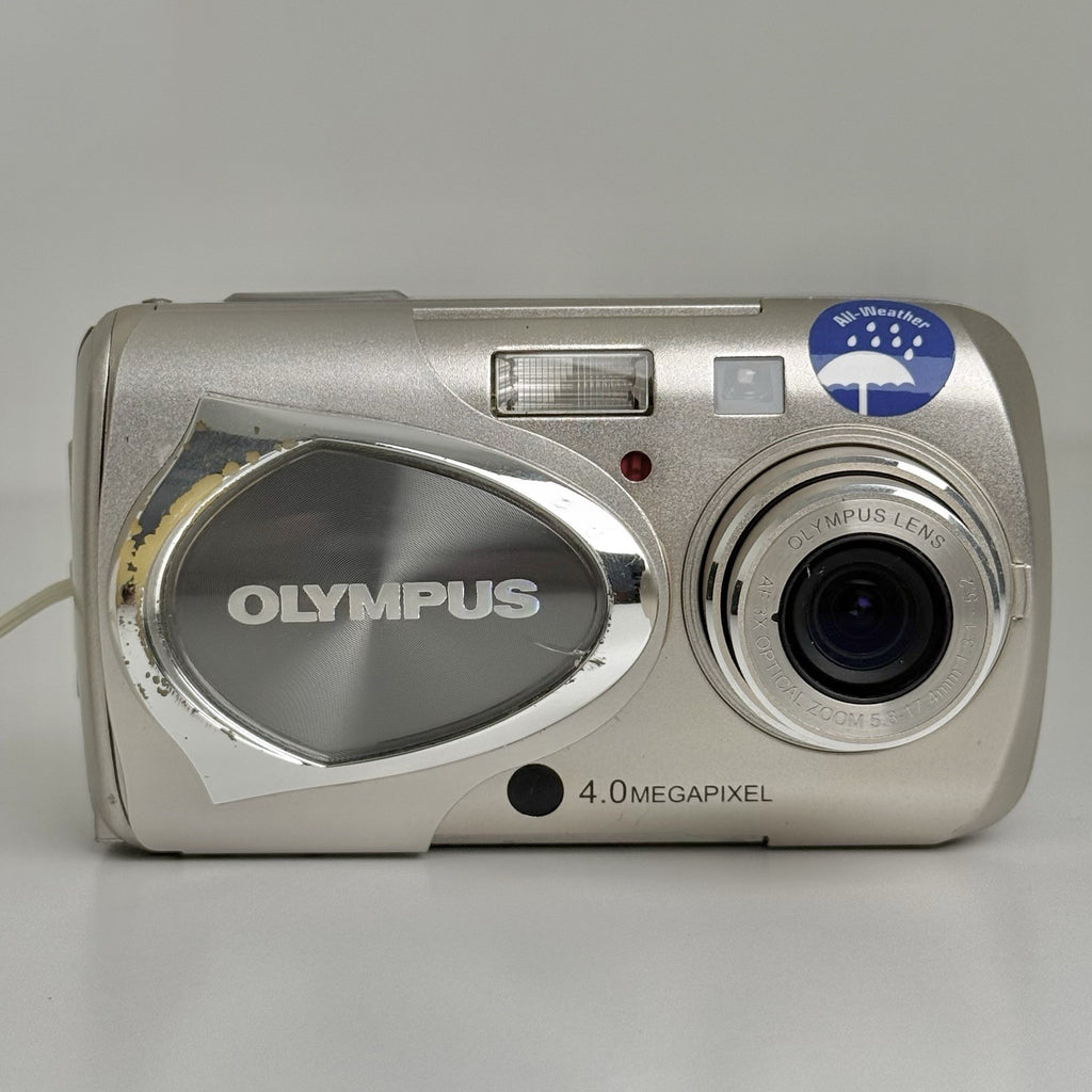 Olympus Stylus 410 Champagne Compact Digital Camera + Battery