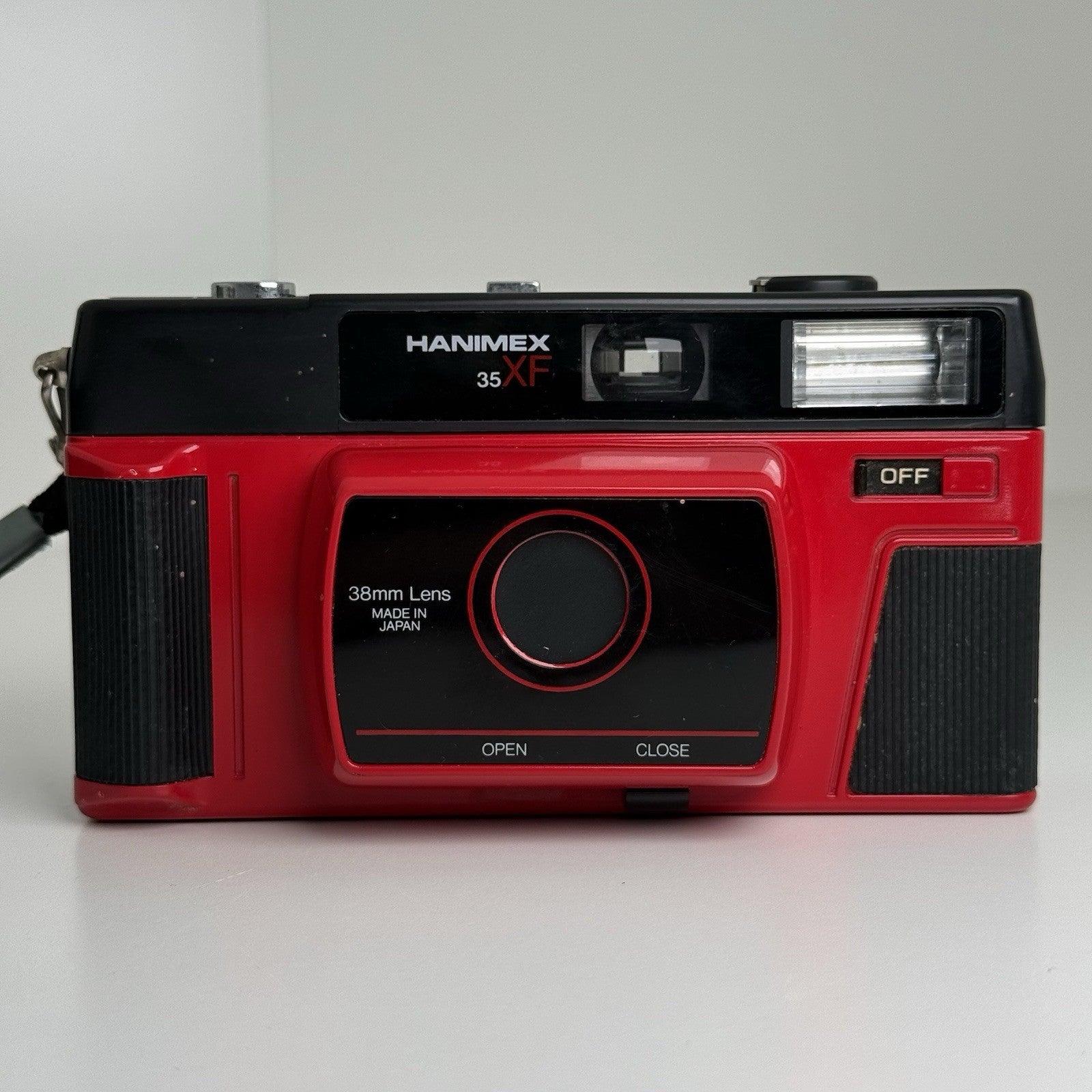 Hanimex 35 FX Red Compact 35mm Film Camera Point & Shoot