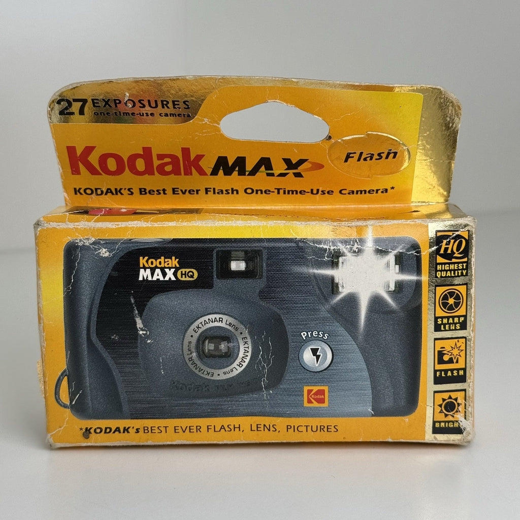 Kodak Max HQ Single Use Disposable Camera 27 Shots Exp 06/2004