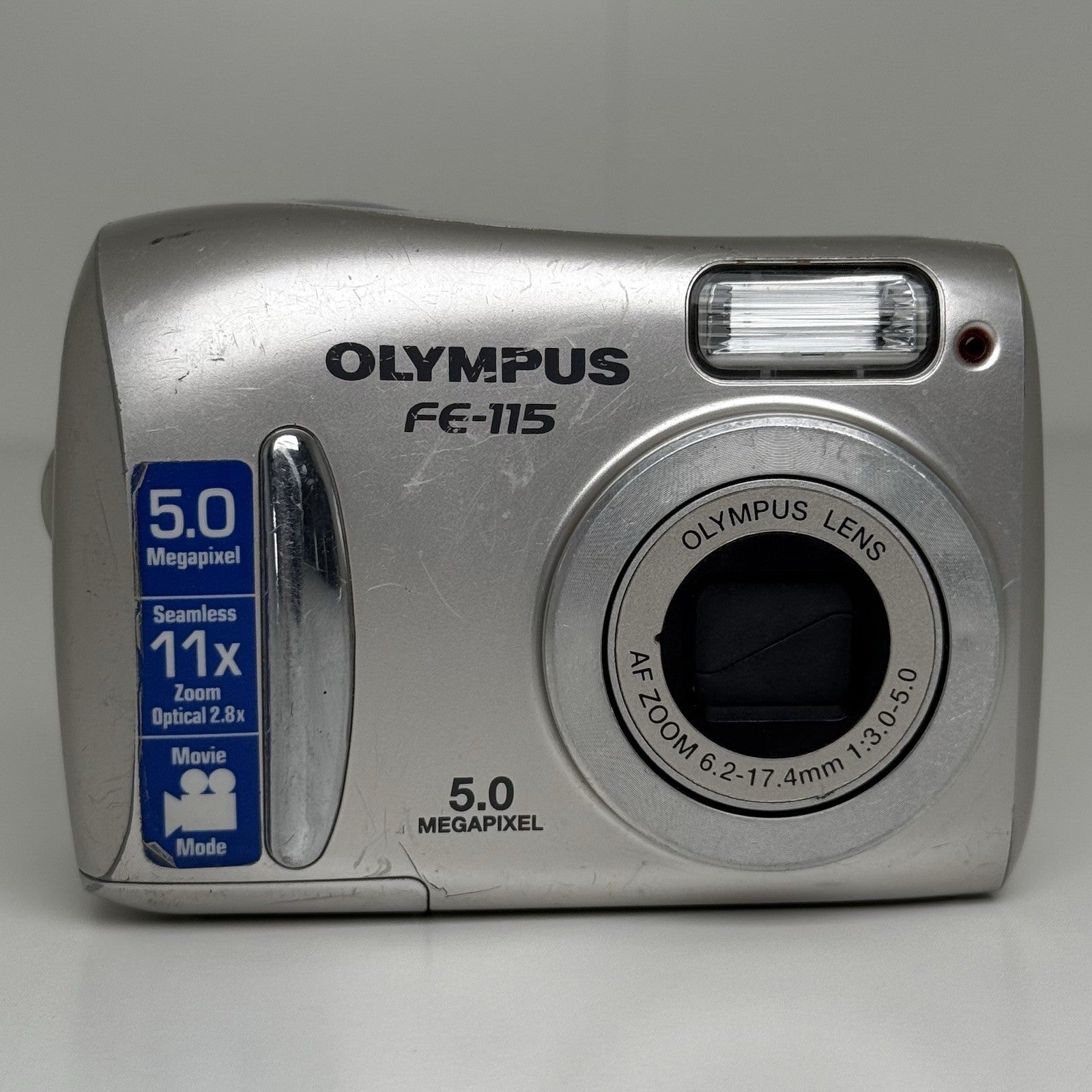 Olympus FE-115 Silver Compact Digital Camera