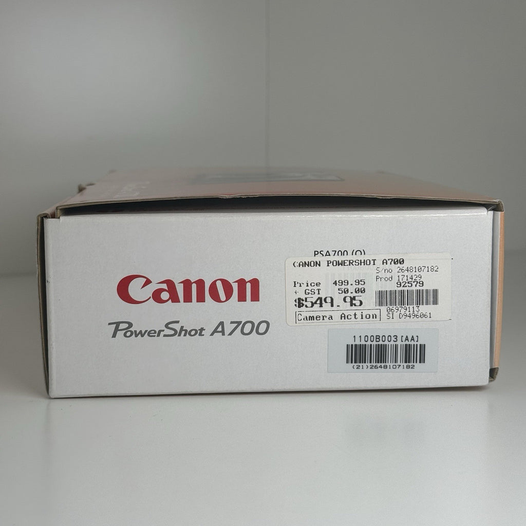 Canon PowerShot A700 Silver Compact Digital Camera + Box