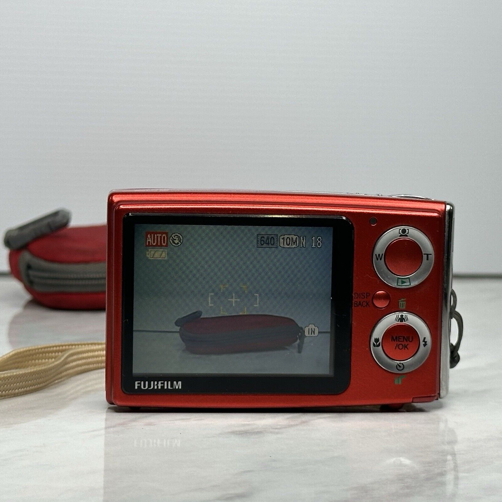 Fujifilm Finepix Z20fd Red Digital Camera