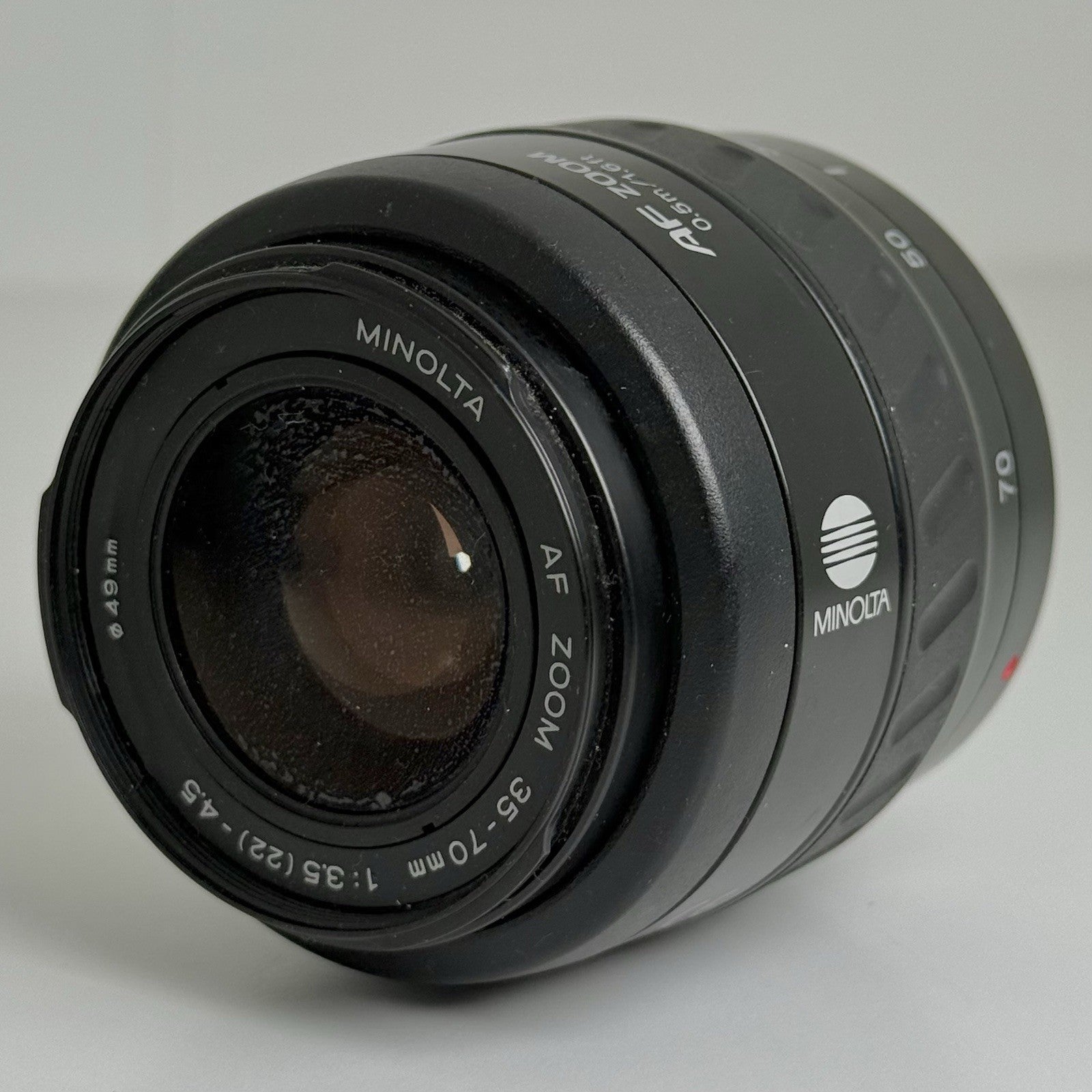 Minolta AF 35-70mm 1:3.5(22)-4.5 Black Camera Lens FOR PARTS!