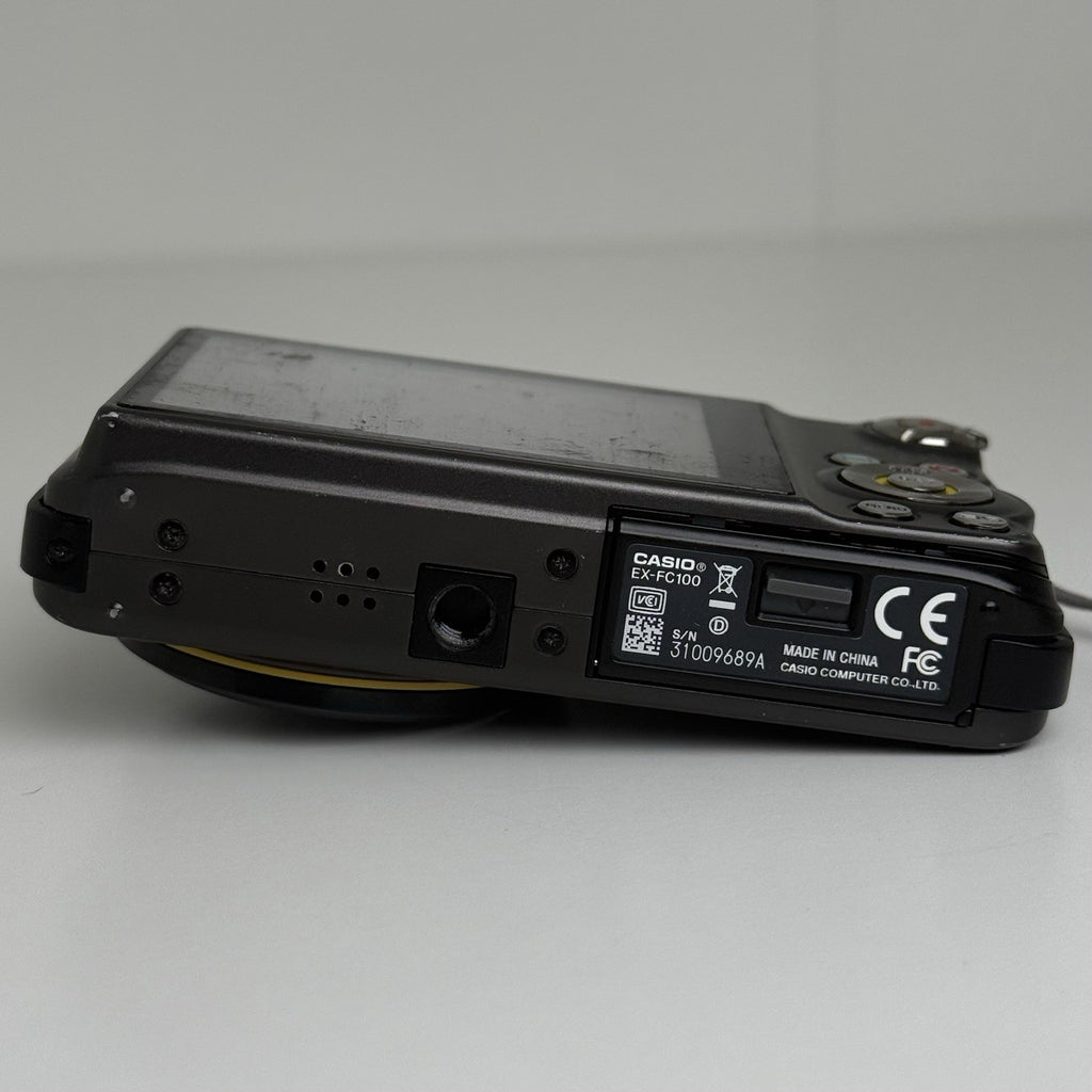 Casio Exilim EX-FC100 Black Grey Compact Digital Camera