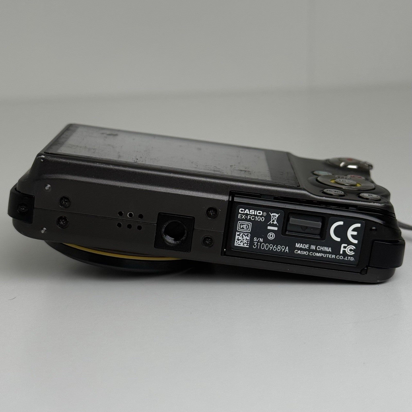 Casio Exilim EX-FC100 Black Grey Compact Digital Camera