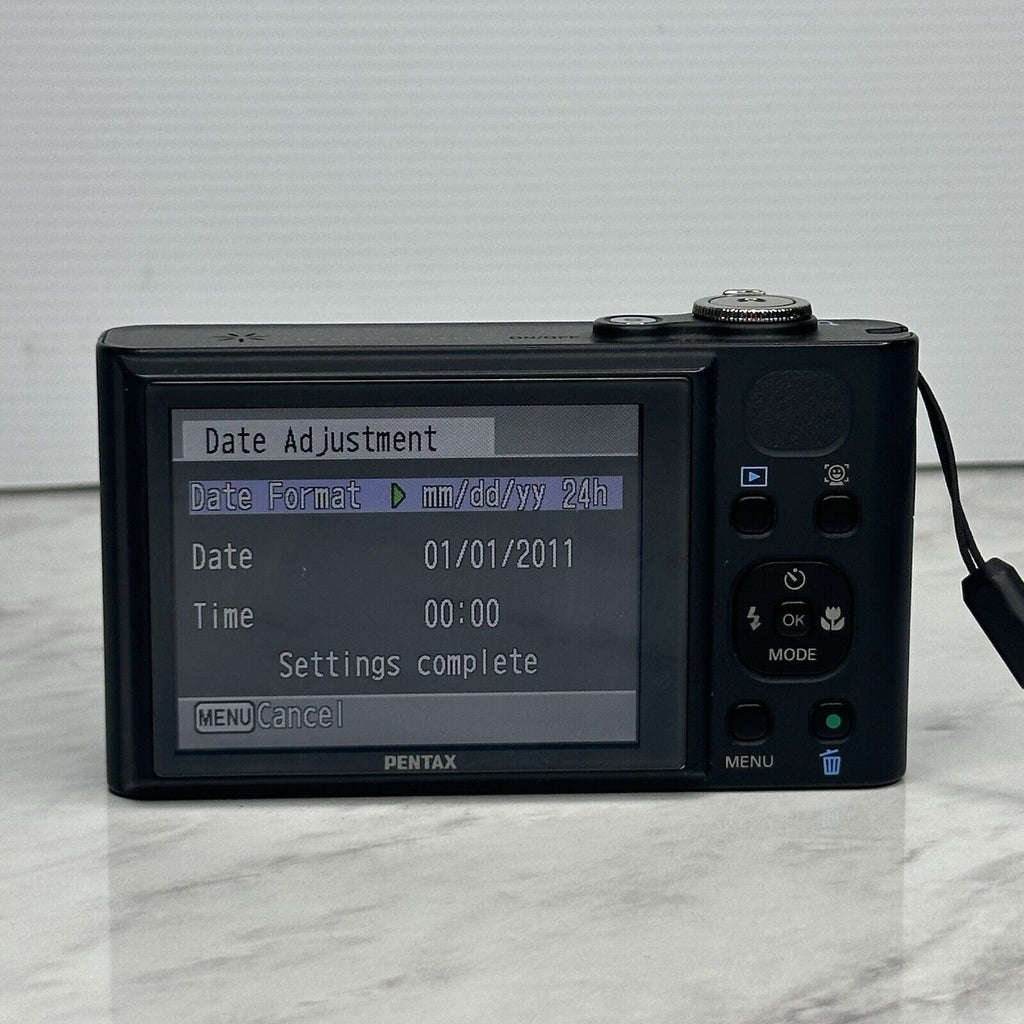 Pentax Optio RZ18 Black Digital Camera