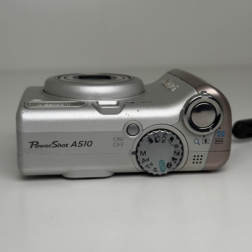 Canon PowerShot A510 Silver Compact Digital Camera FOR PARTS!