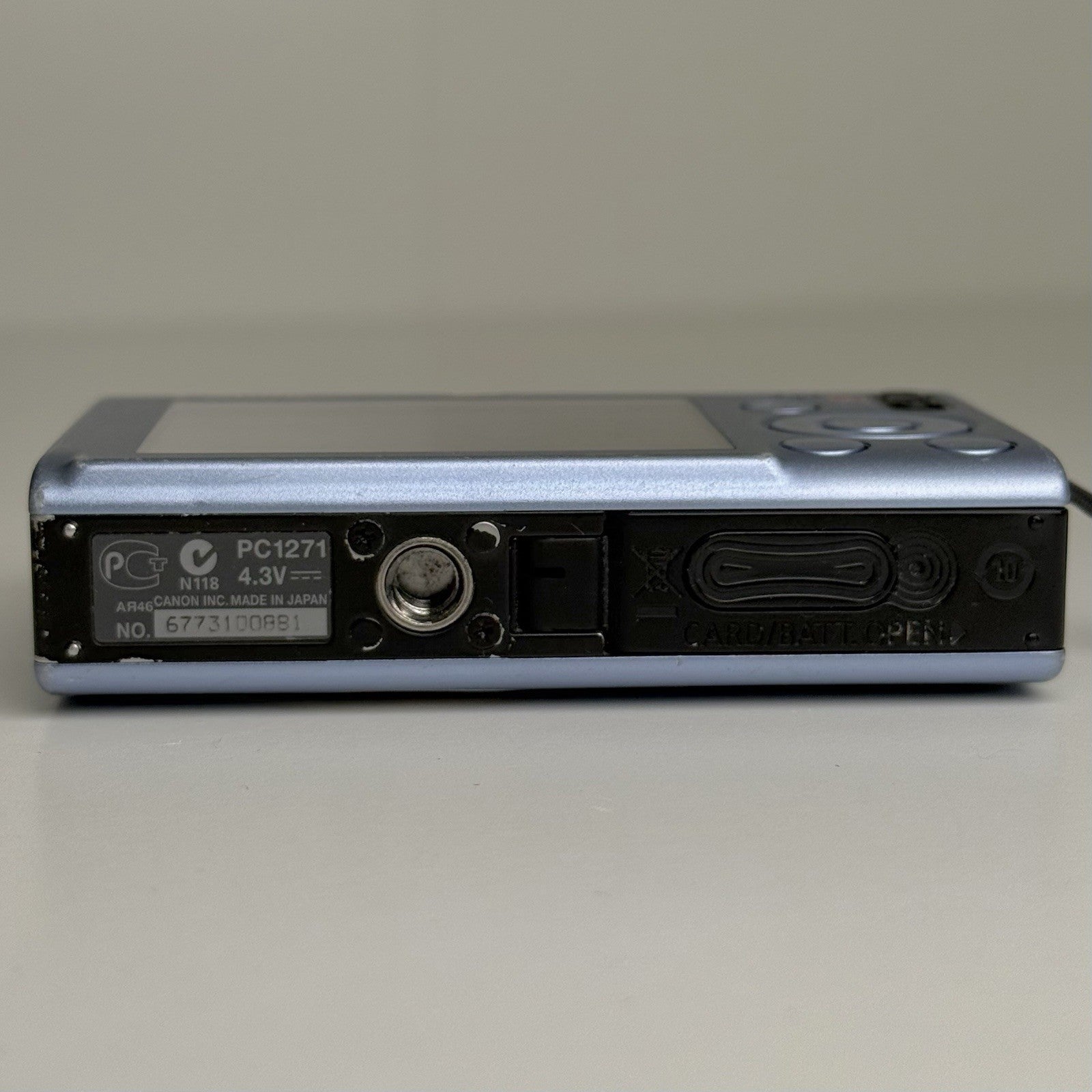 Canon IXUS 80 IS Blue Compact Digital Camera