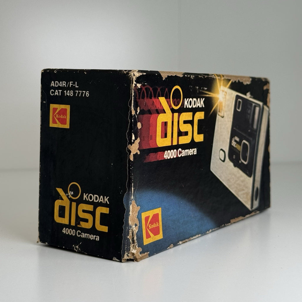 Kodak Disc 4000 Silver Compact Disc Camera with Disc Film & Box