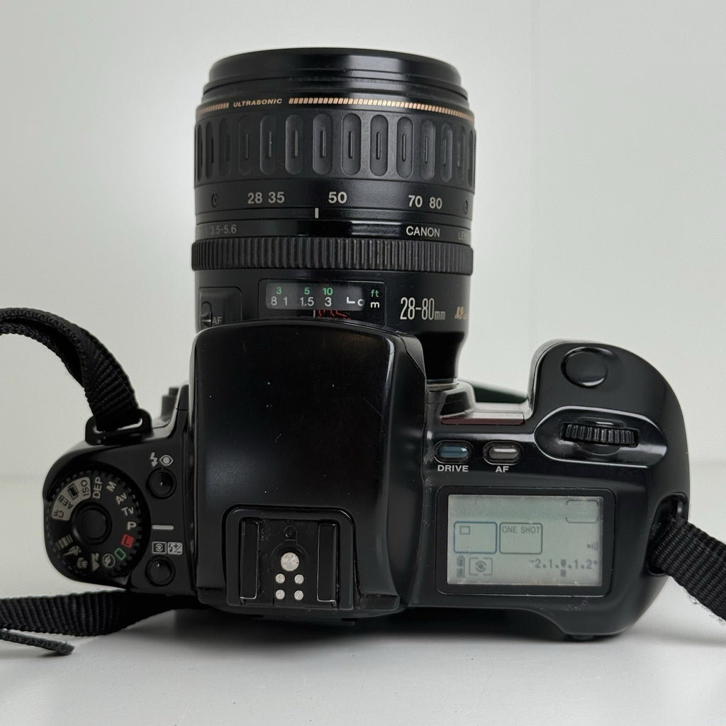 Canon EOS 100 SLR Black 35mm Film Camera with Canon 28-80mm Lens