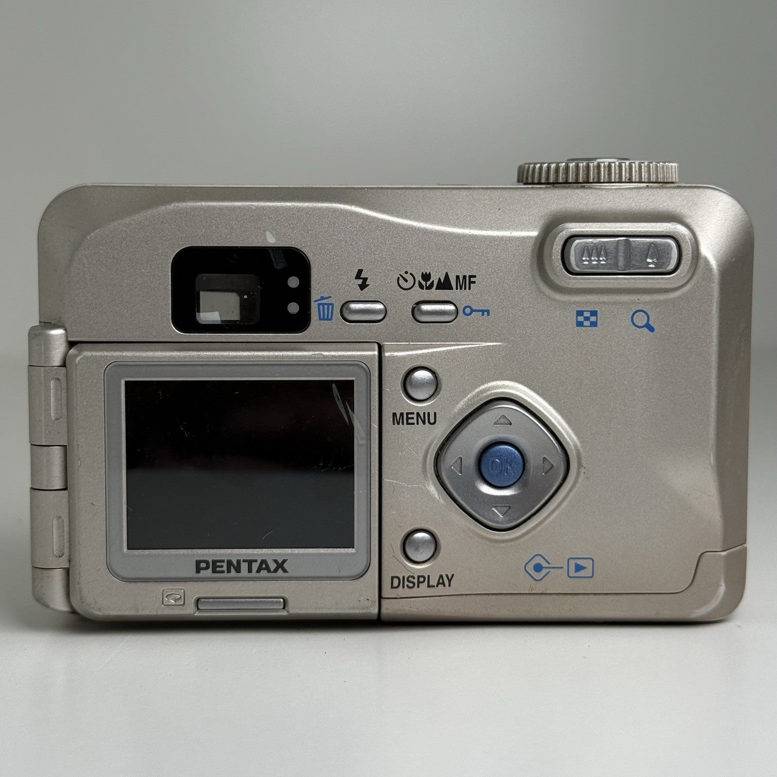 Pentax Optio 330GS Gold Compact Digital Camera FOR PARTS ONLY!