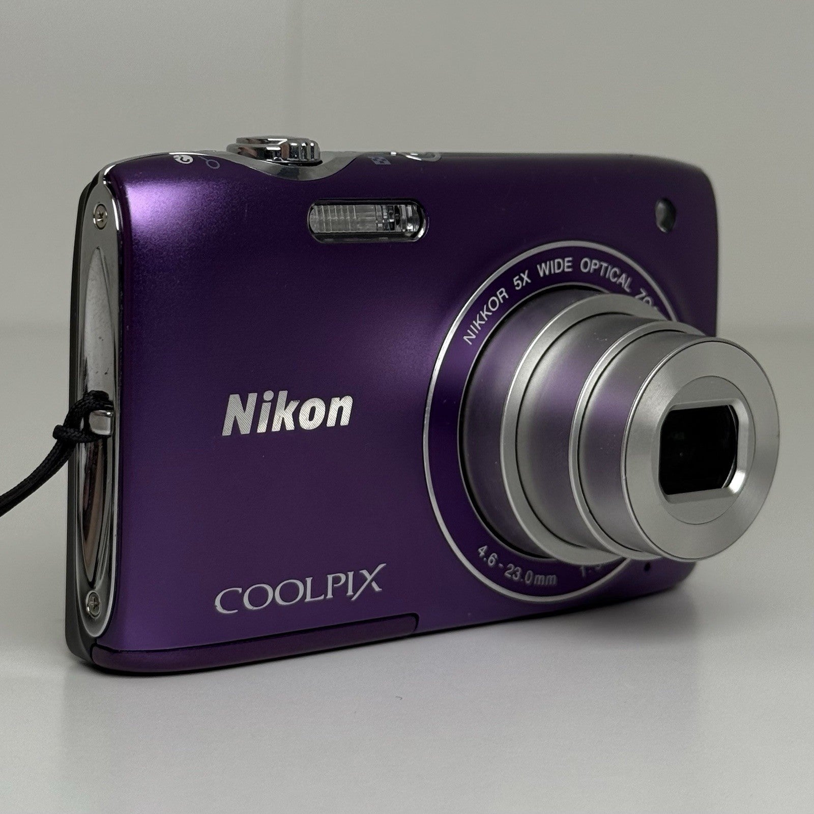 Nikon Coolpix S3100 Purple Compact Digital Camera + Battery