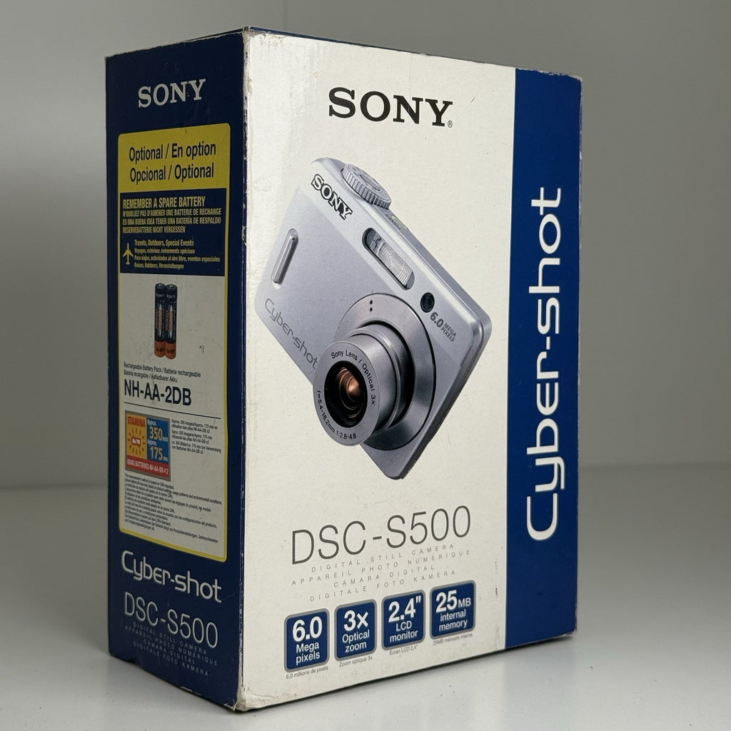 Sony Cybershot DSC-S500 Silver Compact Digital Camera FOR PARTS ONLY!