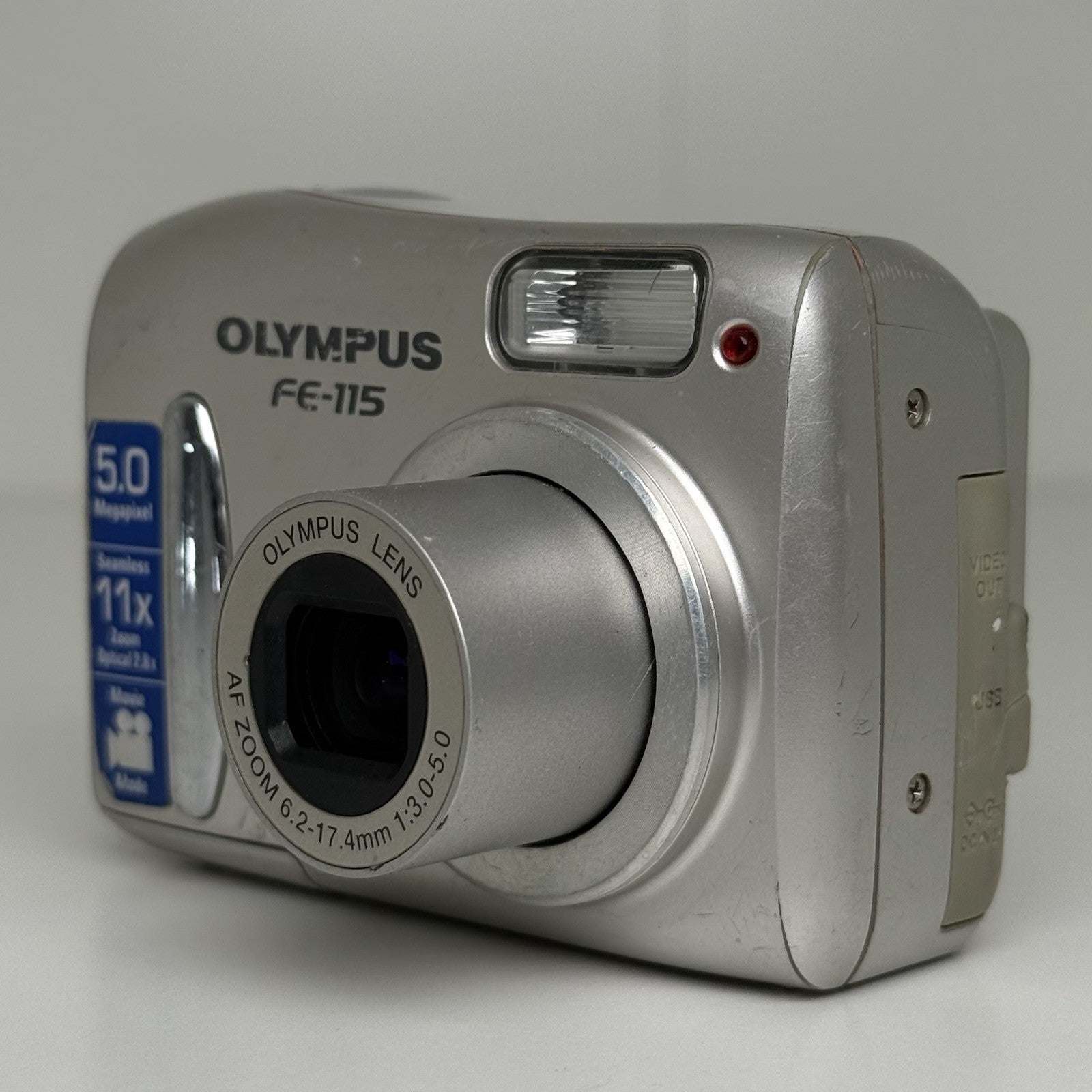Olympus FE-115 Silver Compact Digital Camera