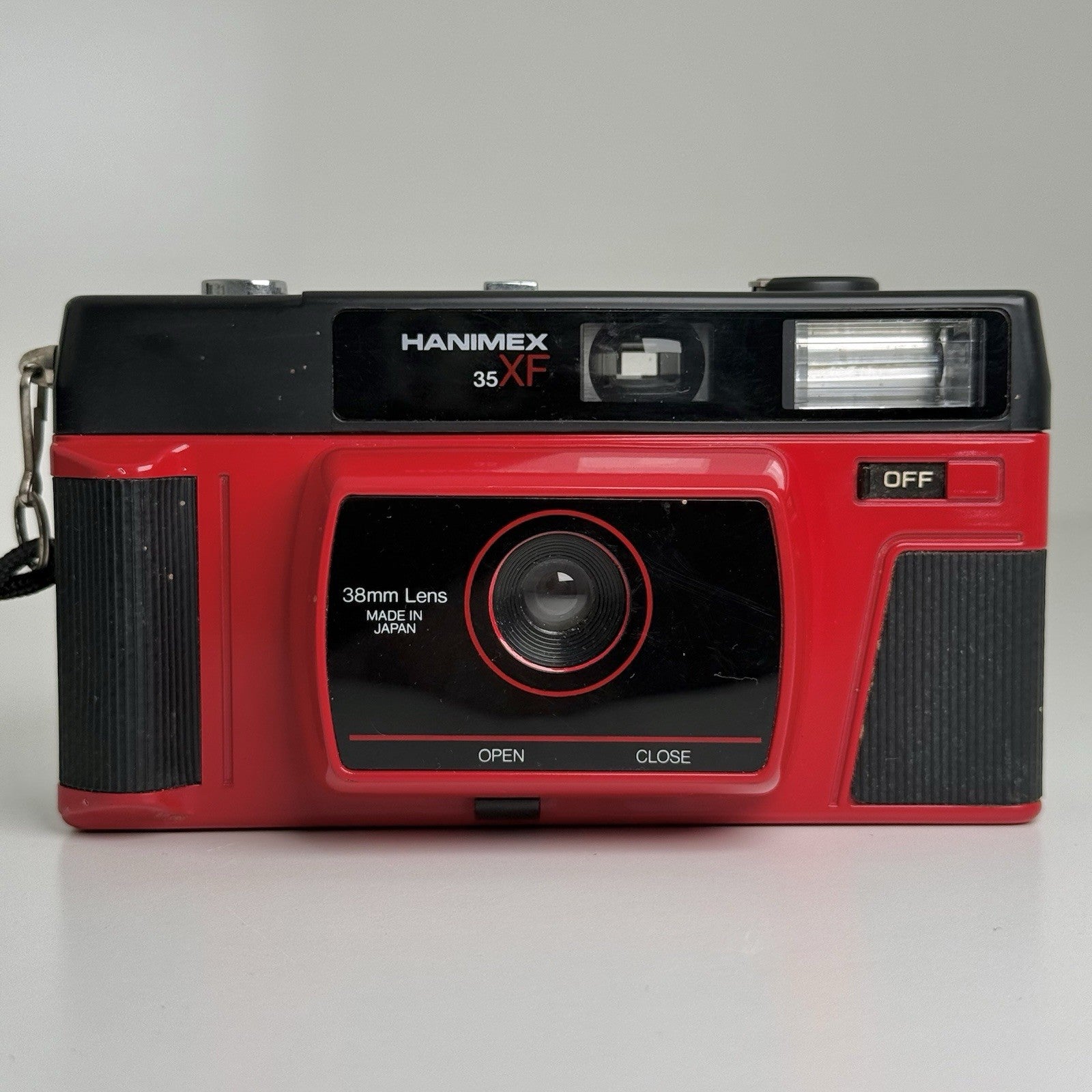 Hanimex 35 FX Red Compact 35mm Film Camera Point & Shoot