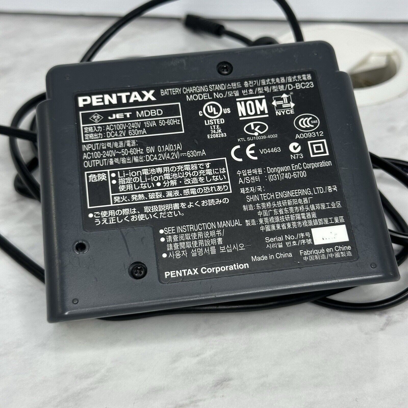Pentax Optio SV Silver Compact Digital Camera FOR PARTS ONLY!