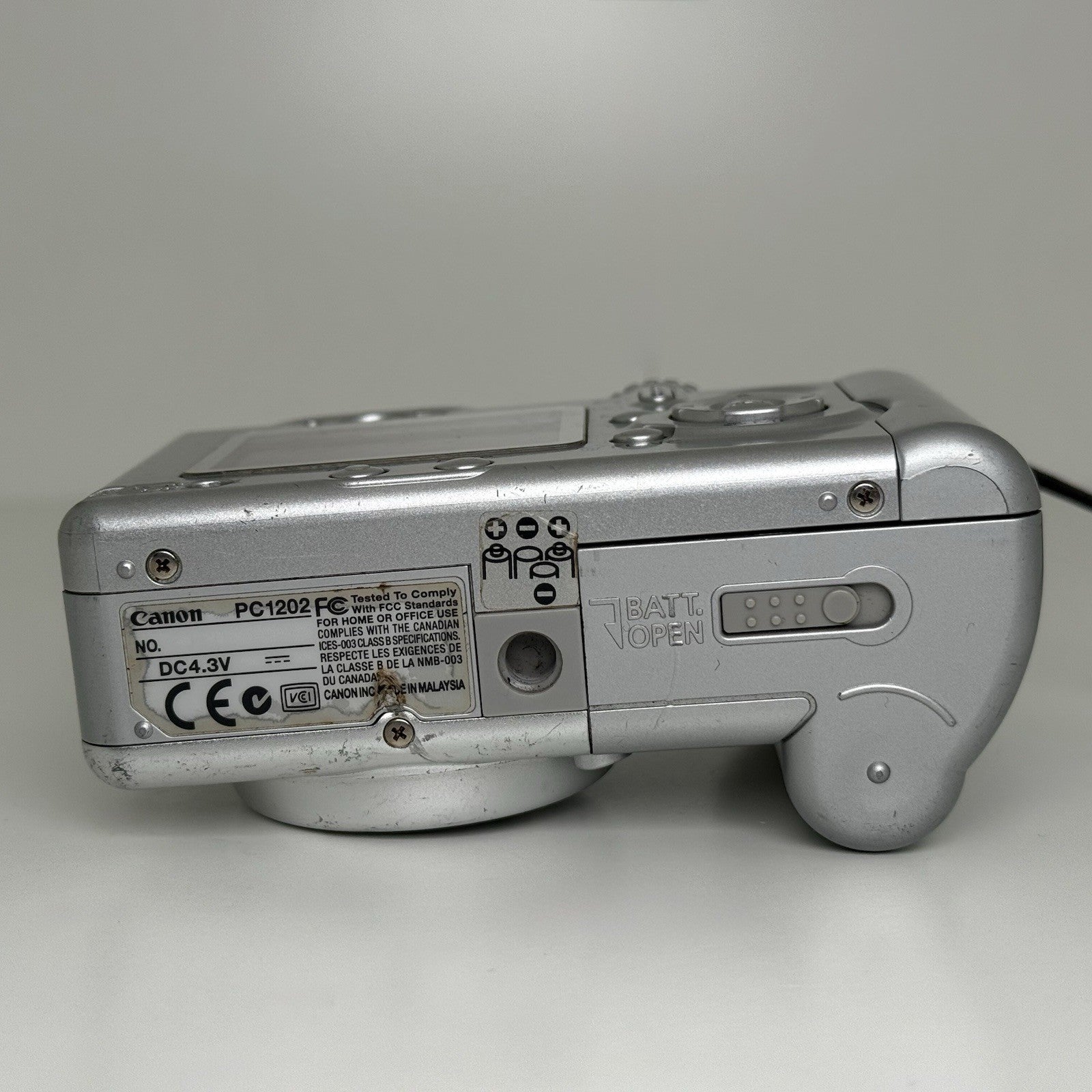 Canon PowerShot A75 Silver Compact Digital Camera PARTS!