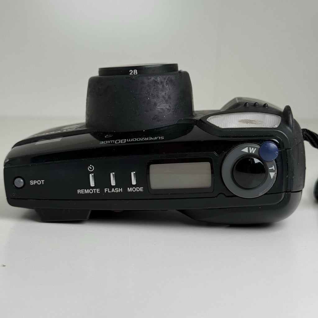 Olympus Superzoom 80 Wide 35mm Film Camera FOR PARTS ONLY!