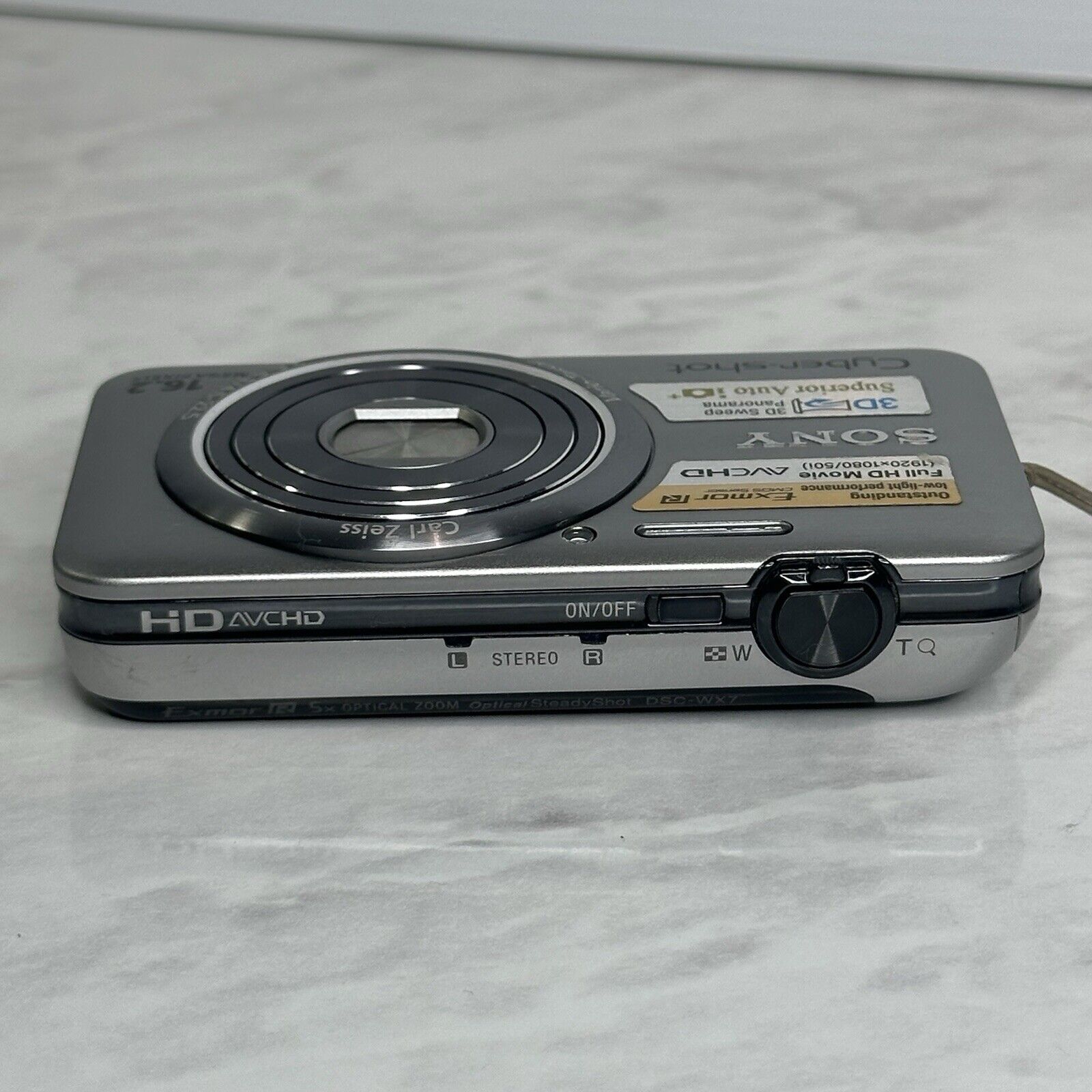 Sony CyberShot DSC-WX7 Grey Digital Camera