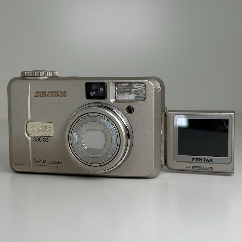 Pentax Optio 330GS Gold Compact Digital Camera FOR PARTS ONLY!