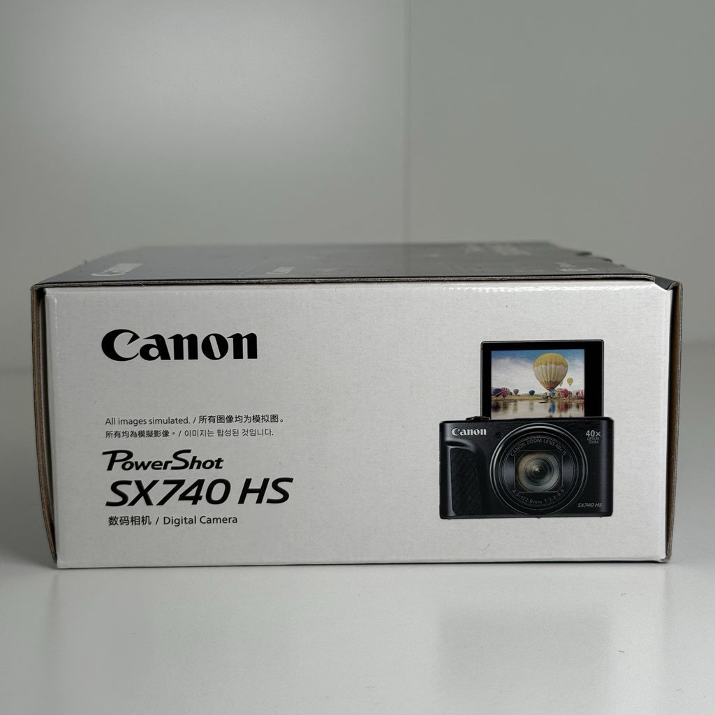 Canon PowerShot SX740 HS Point & Shoot Compact Camera Black BRAND NEW IN BOX!