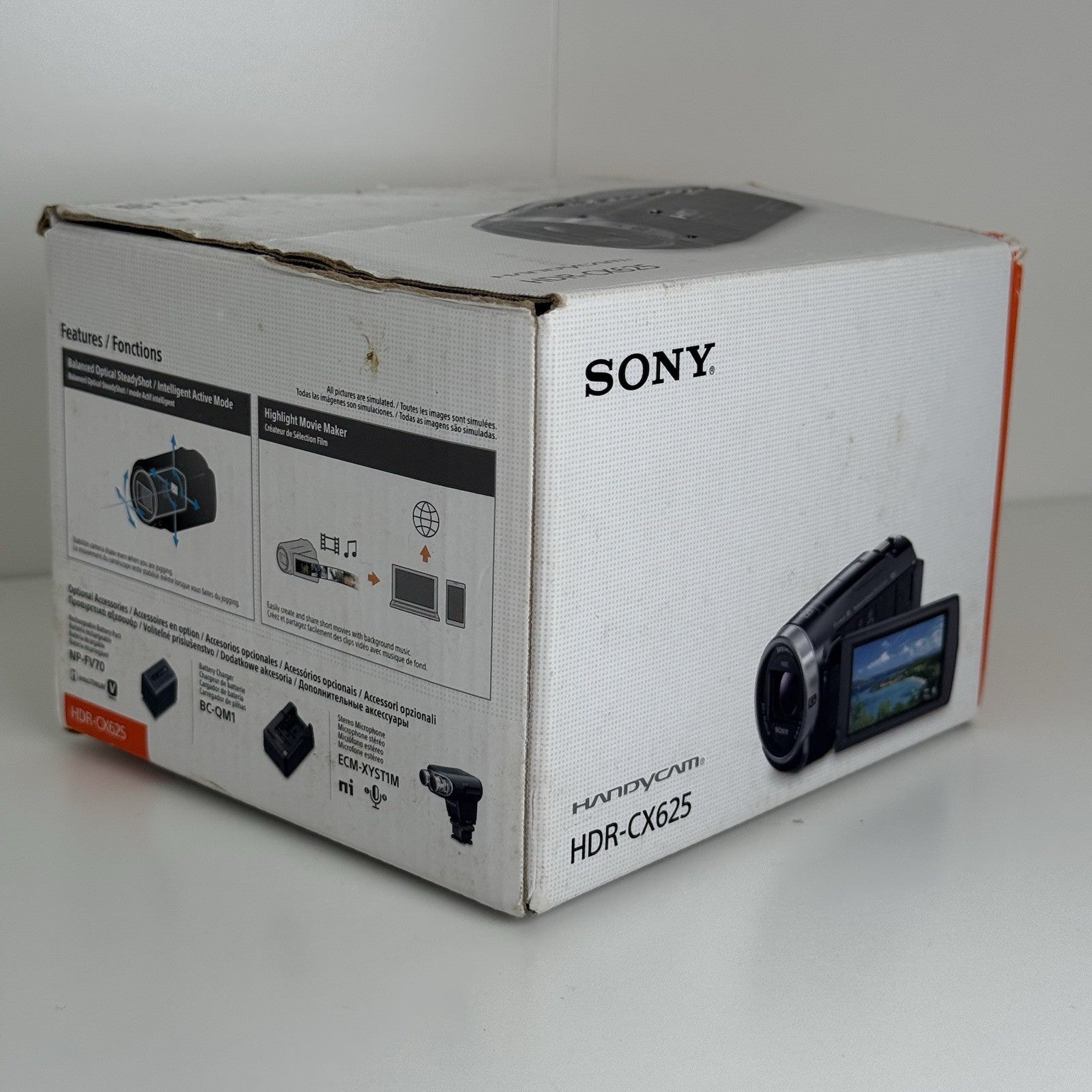 Sony Handycam HDR-CX625 Full HD Black Camcorder