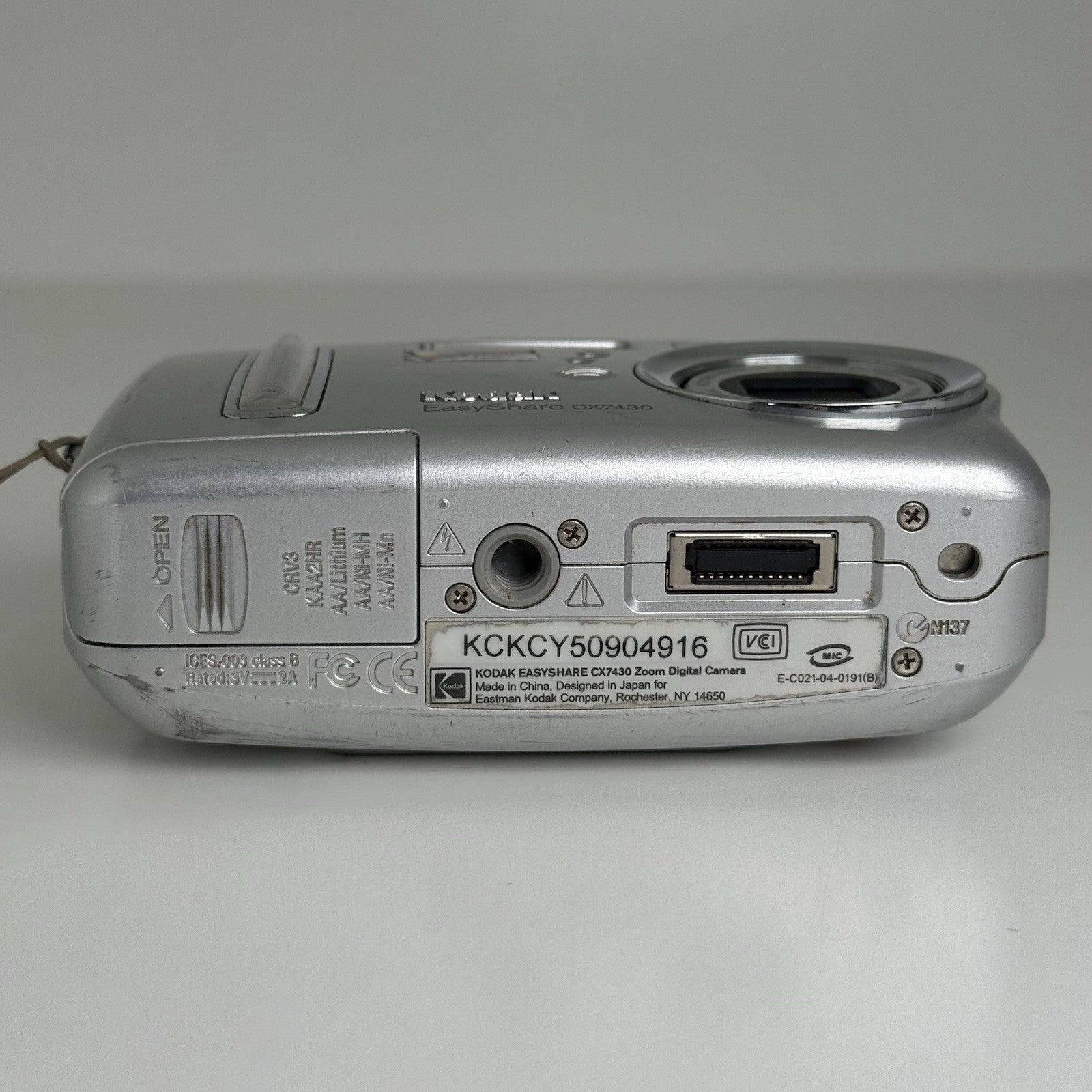 Kodak EasyShare CX7430 Silver Compact Digital Camera