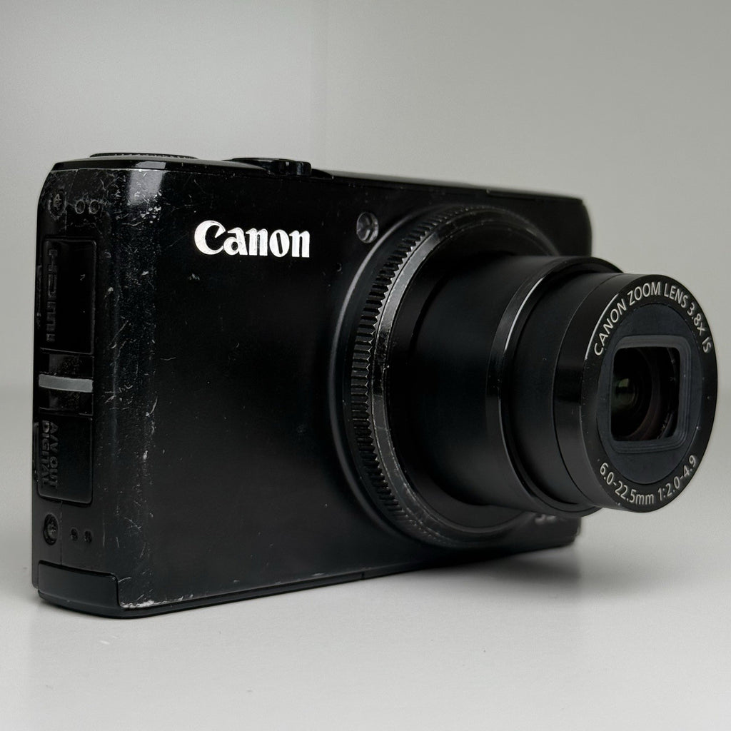 Canon PowerShot S90 Black Compact Digital Camera + Charger