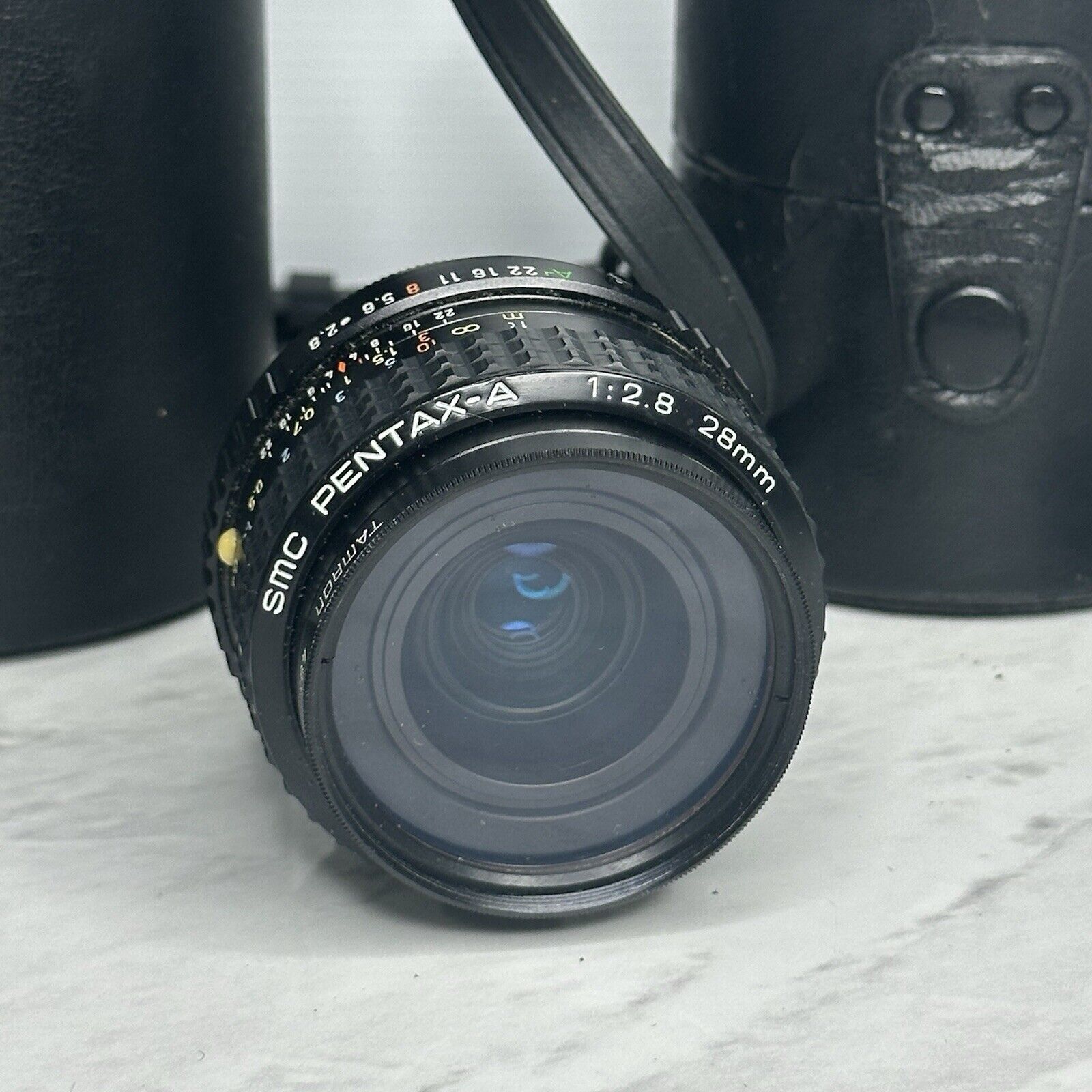 Pentax K1000 Black Silver 35mm Film Camera + 3 Lenses