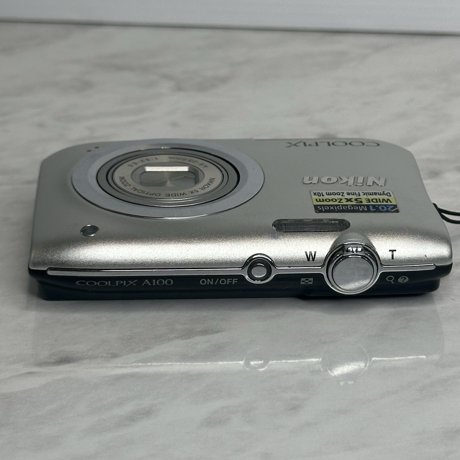 Nikon Coolpix A100 Champagne Silver Digital Camera