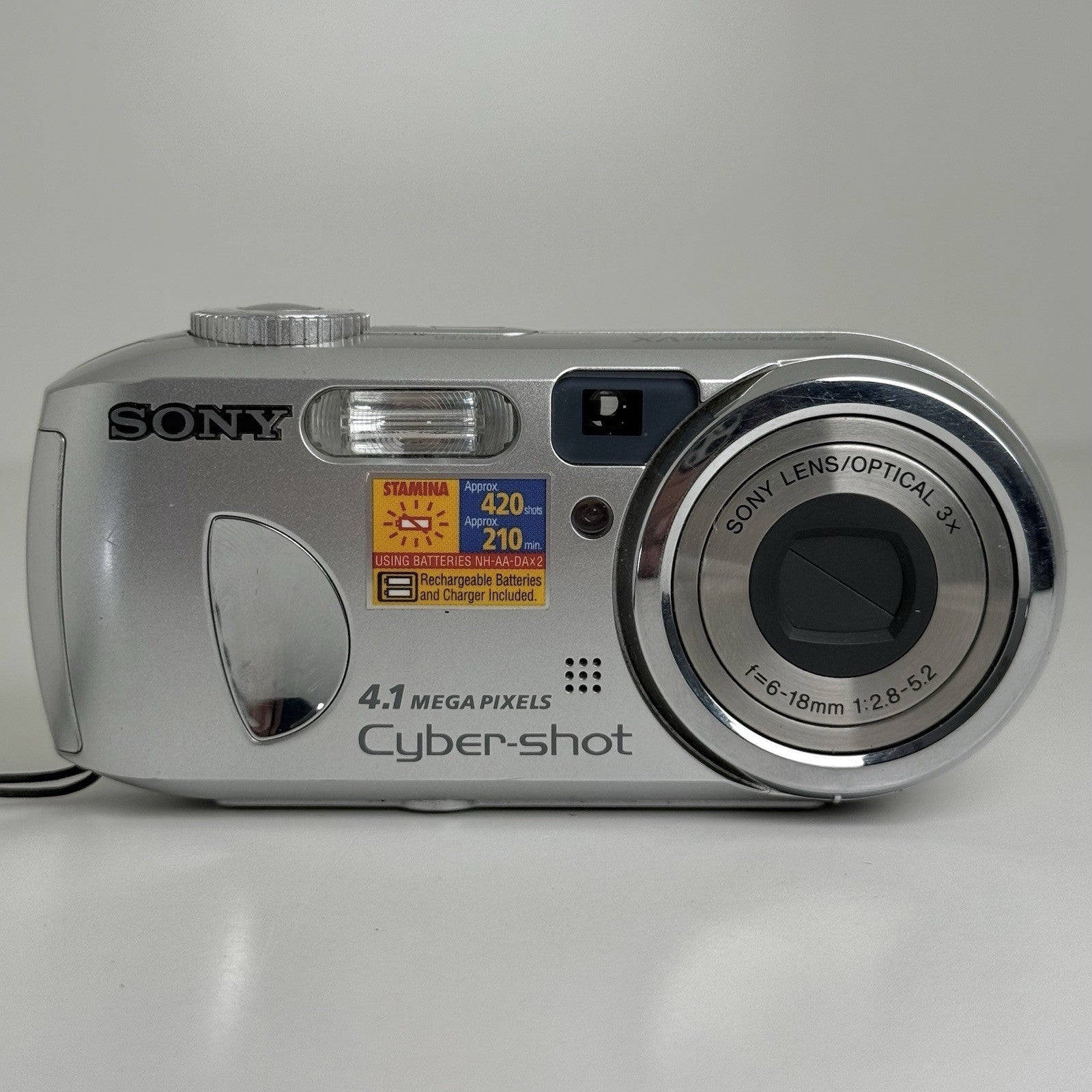 Sony Cybershot DSC-P73 Silver Compact Digital Camera FOR PARTS ONLY!