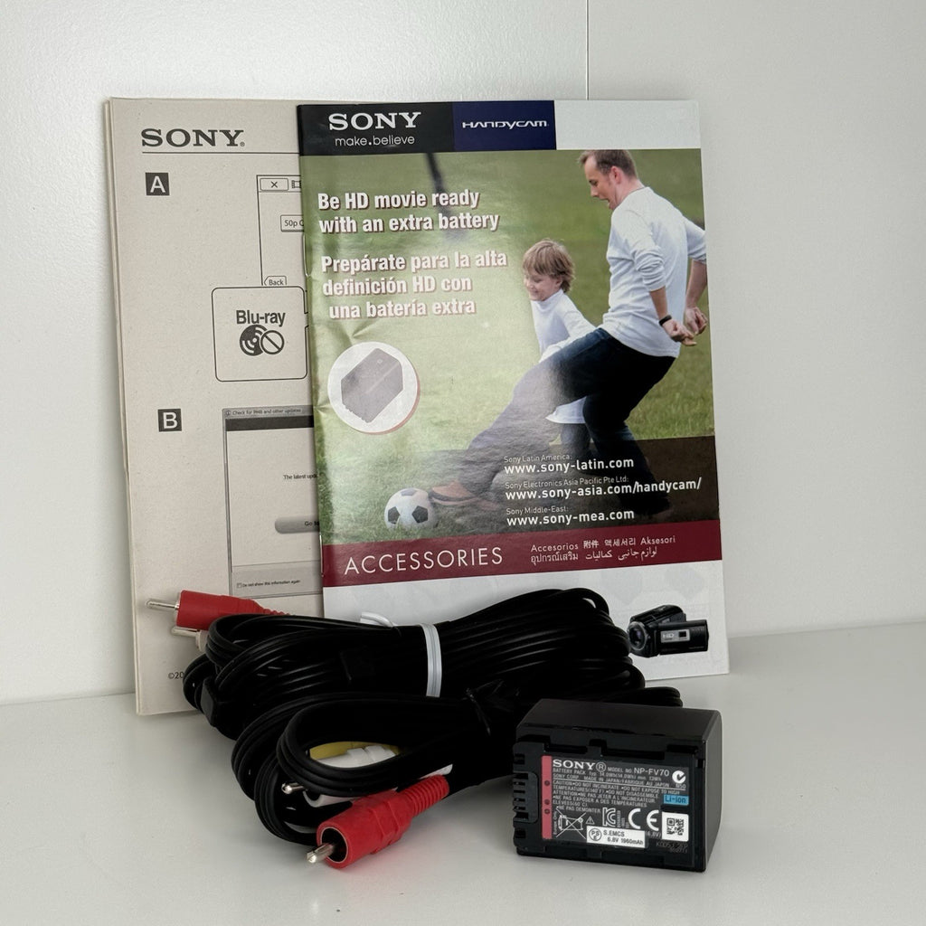 Sony Handycam HDR-CX130E Black Video Camera Camcorder