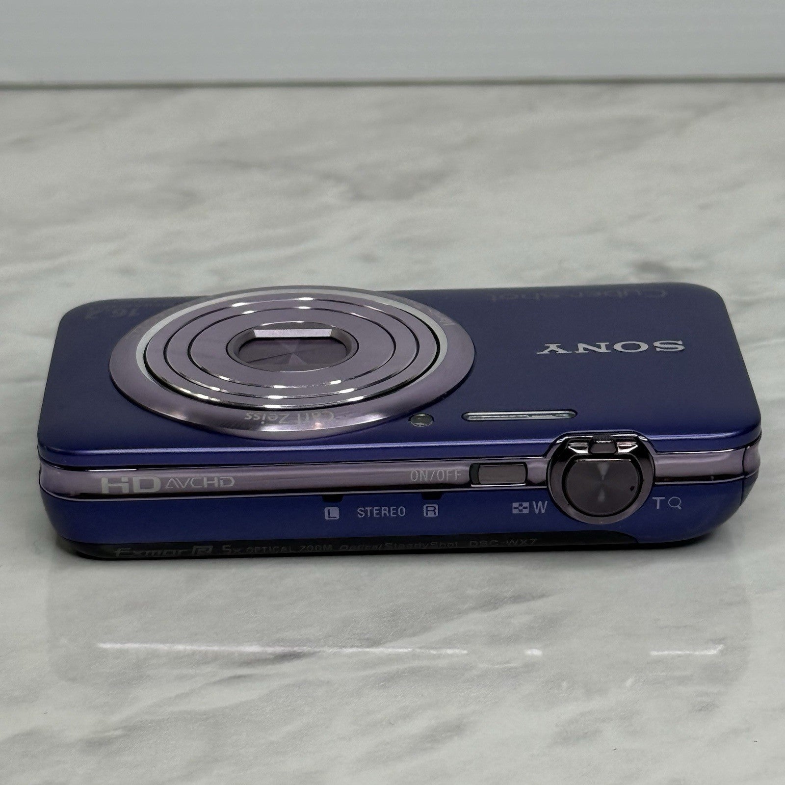 Sony Cybershot DSC-WX7 Purple Digital Camera - JAPANESE