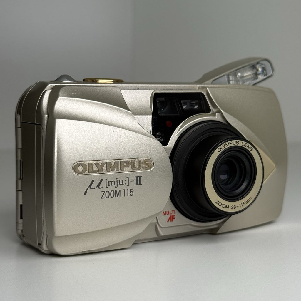 Olympus mju-II Zoom 115 Gold 35mm Film Camera