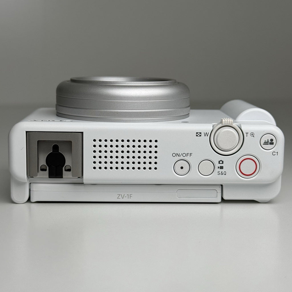 Sony ZV-1F White Compact Digital Vlog Camera with Box + More