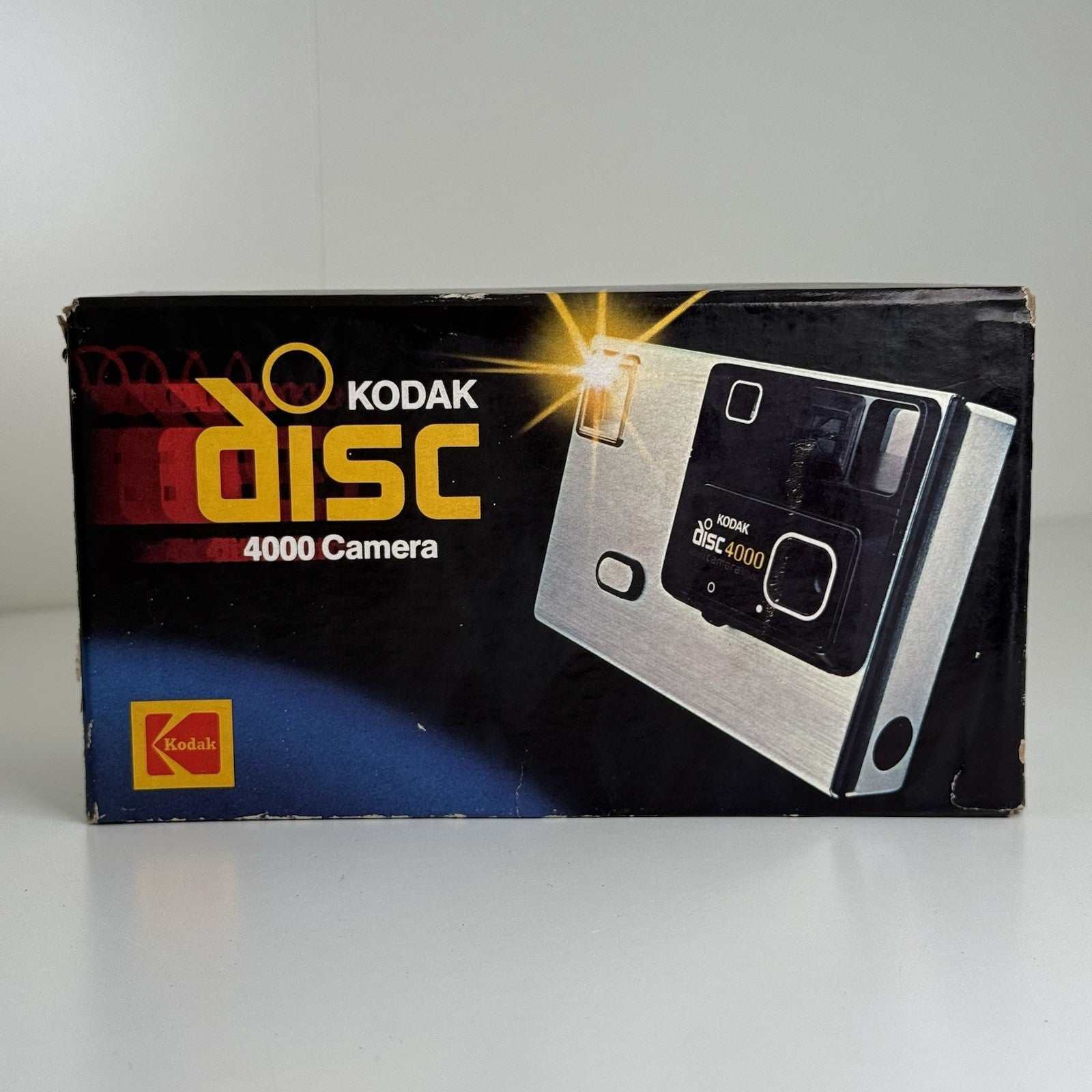 Kodak Disc 4000 Silver Compact Disc Camera with Disc Film & Box
