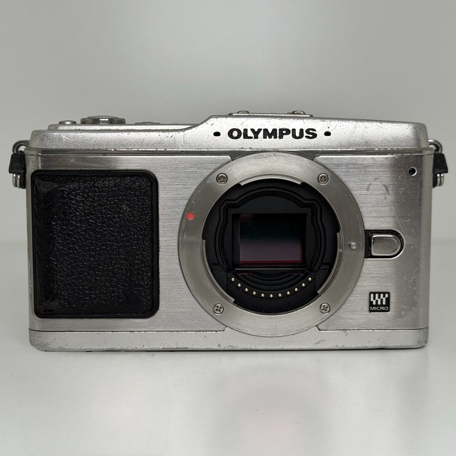 Olympus Pen E-P1 Silver Black Camera Body Only UNTESTED