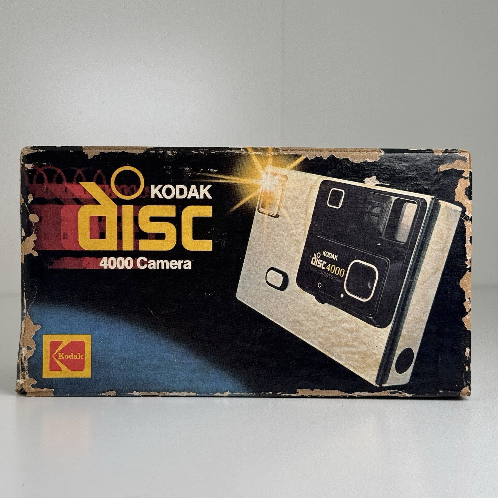 Kodak Disc 4000 Silver Compact Disc Camera with Disc Film & Box