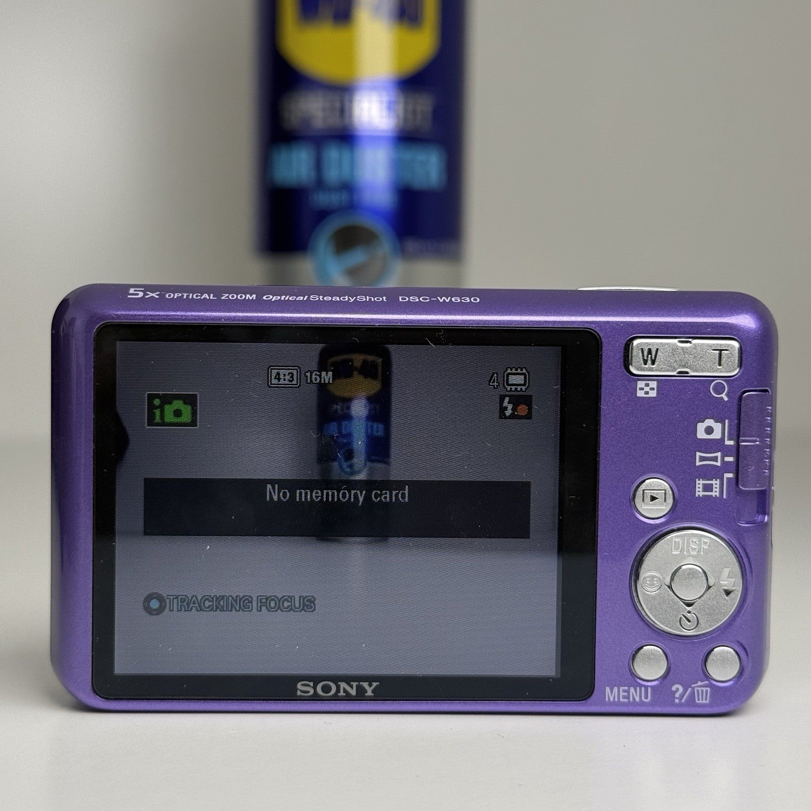 Sony Cybershot DSC-W630 Purple Compact Digital Camera