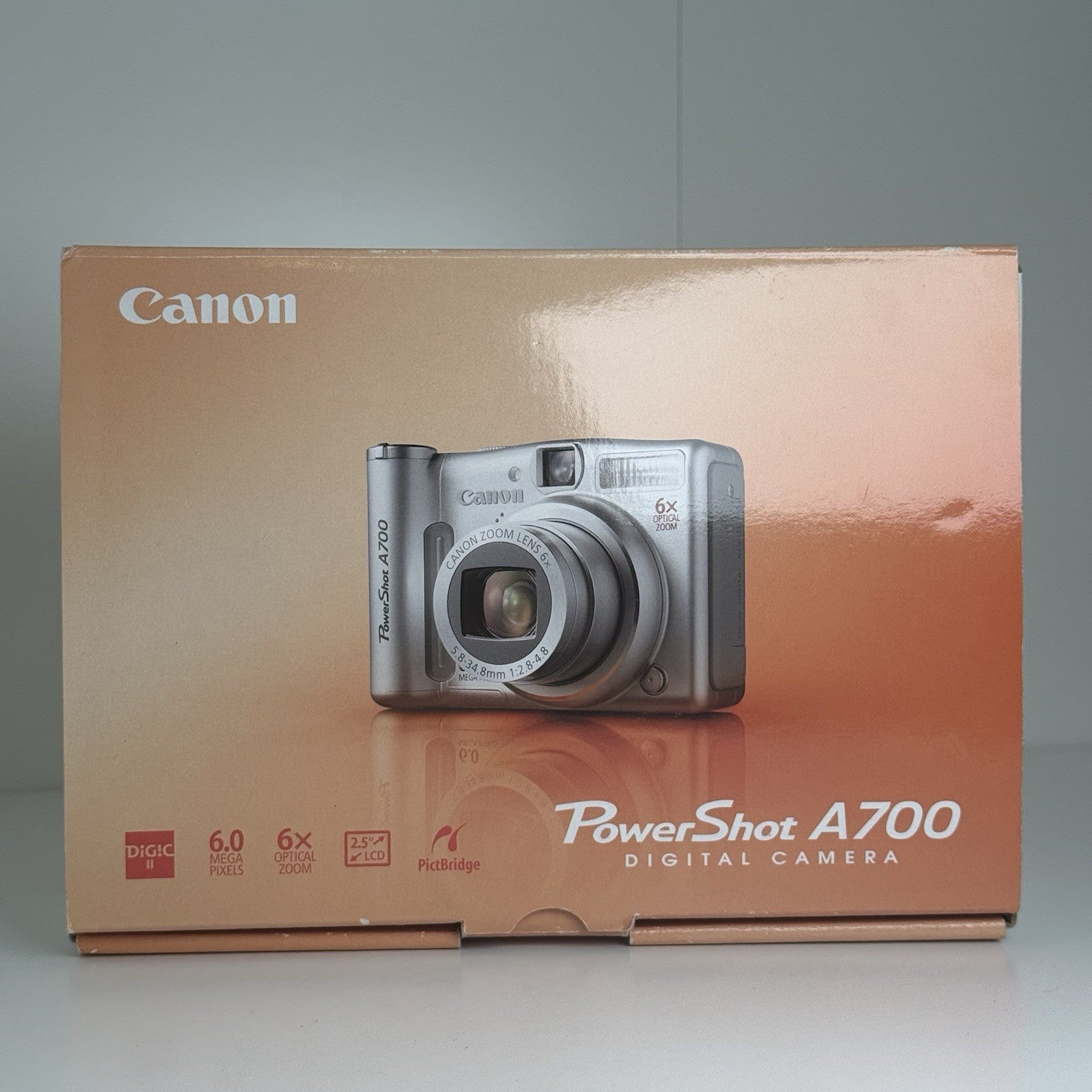 Canon PowerShot A700 Silver Compact Digital Camera + Box