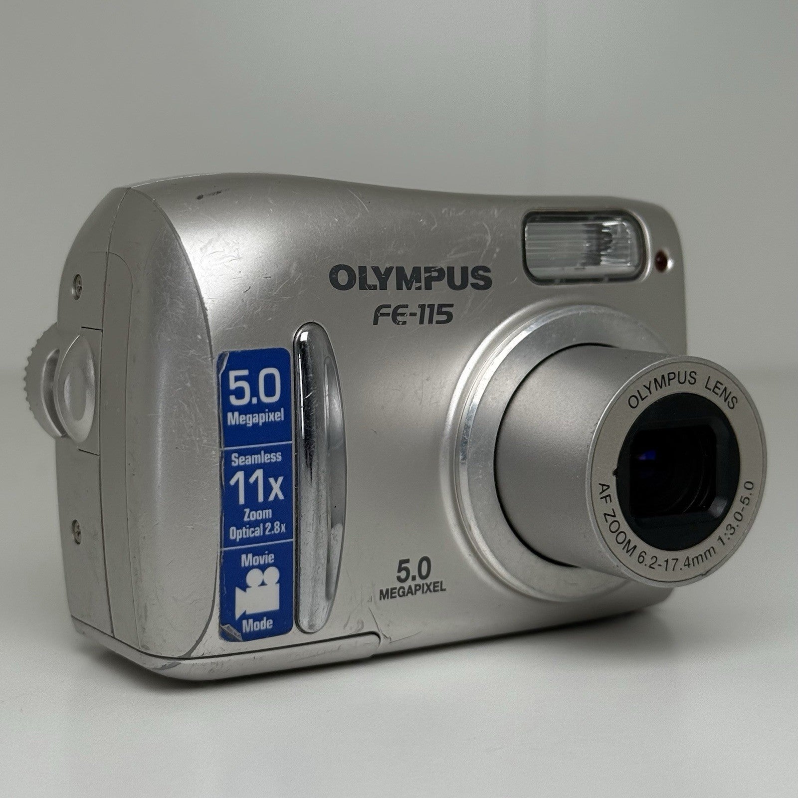 Olympus FE-115 Silver Compact Digital Camera