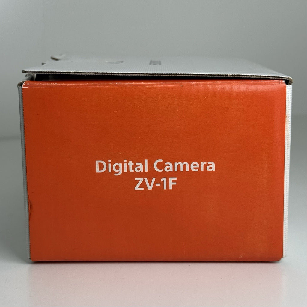 Sony ZV-1F White Compact Digital Vlog Camera with Box + More