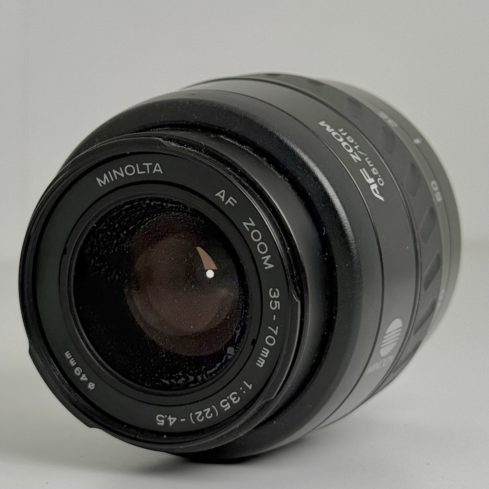 Minolta AF 35-70mm 1:3.5(22)-4.5 Black Camera Lens FOR PARTS!