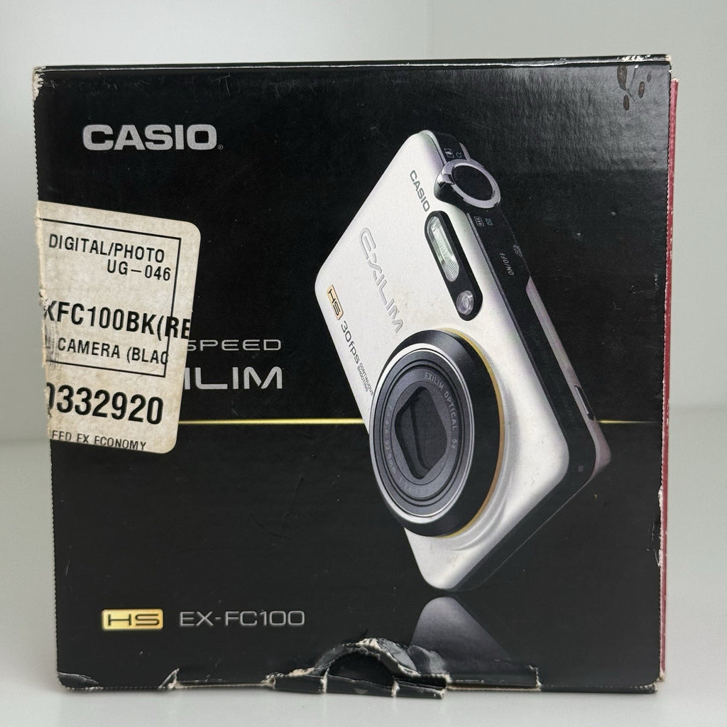 Casio Exilim EX-FC100 Black Grey Compact Digital Camera
