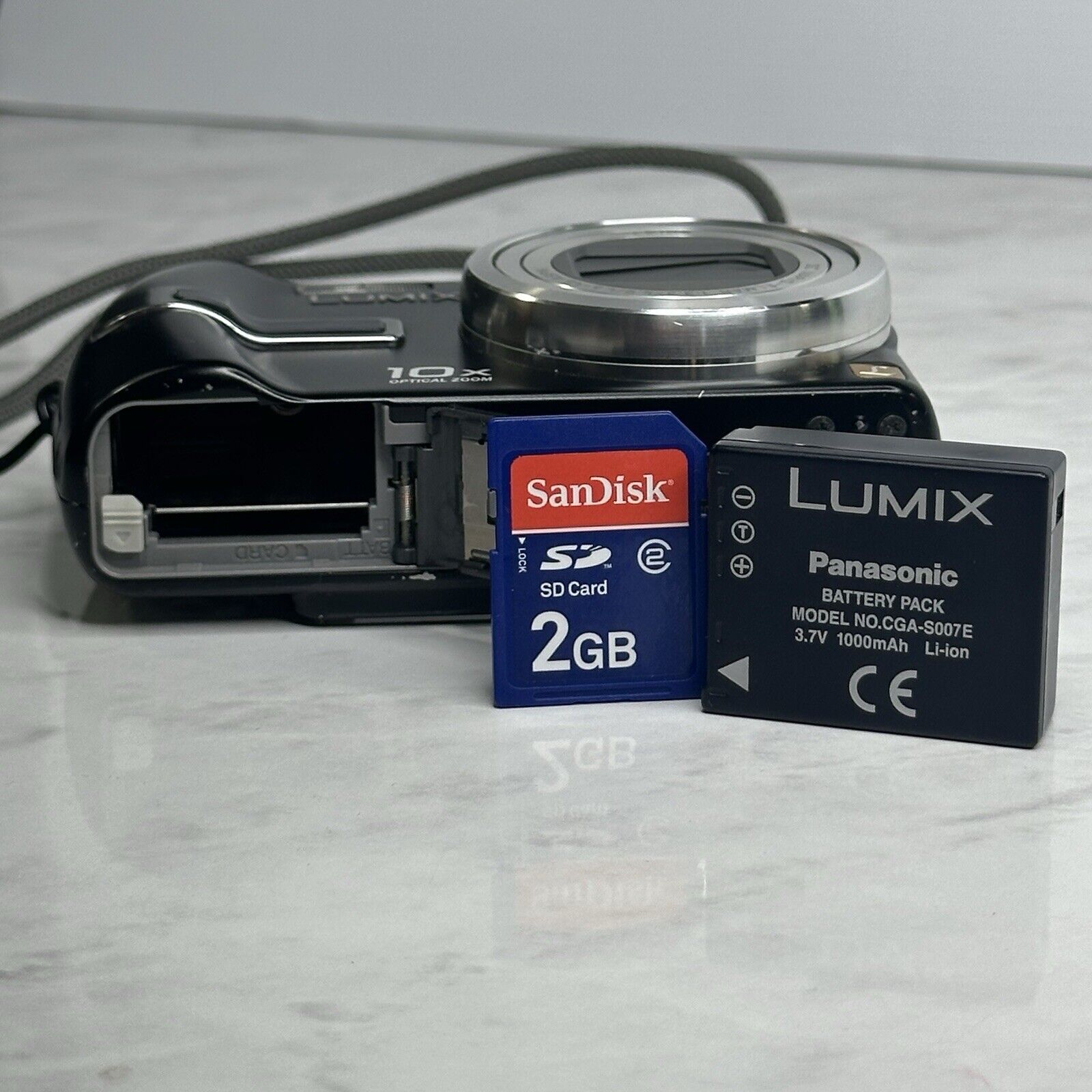 Panasonic Lumix DMC-TZ3 Black Silver Digital Camera