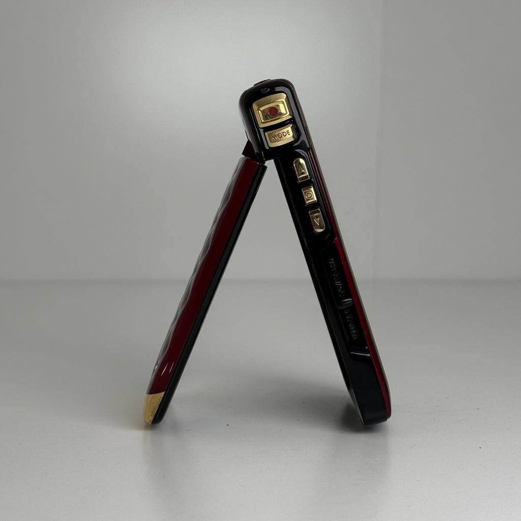 DXG Luxe Collection DXG-5C8V HD Maroon Gold Camcorder & Case UNTESTED FOR PARTS!