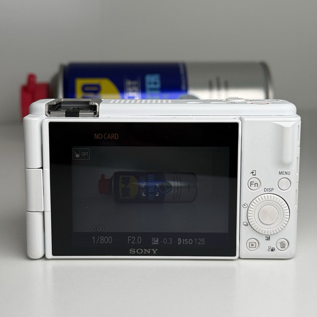 Sony ZV-1F White Compact Digital Vlog Camera with Box + More